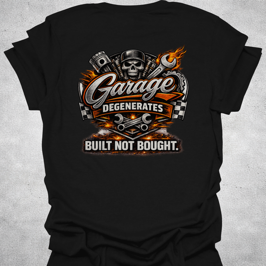 Built Not Bought — Back Print