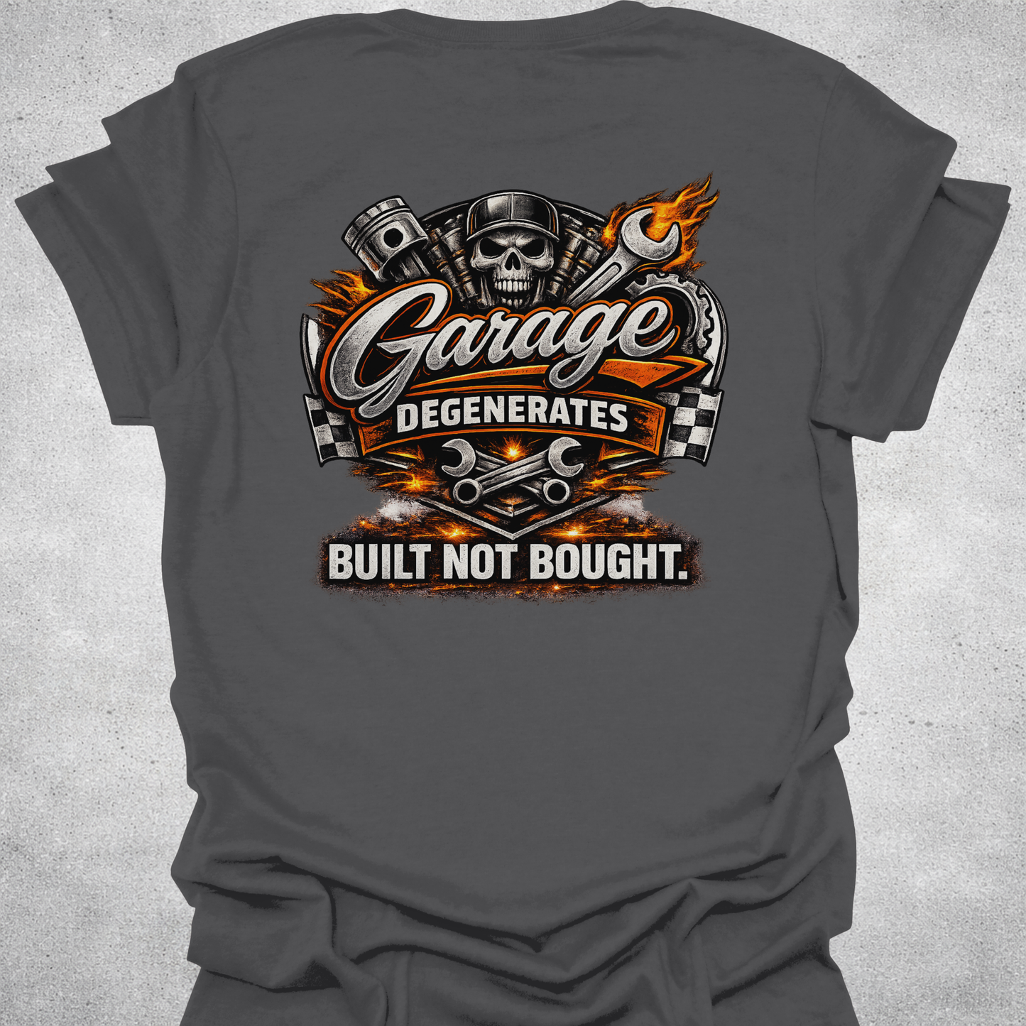 Built Not Bought — Back Print