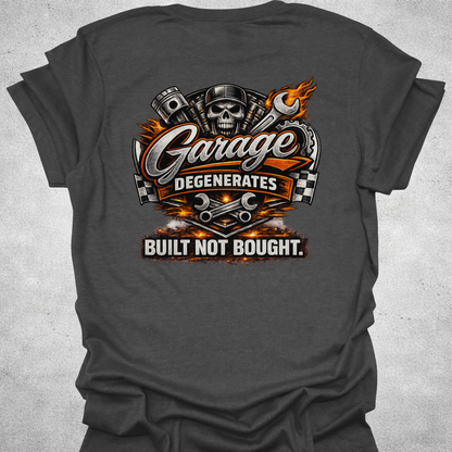 Built Not Bought — Back Print