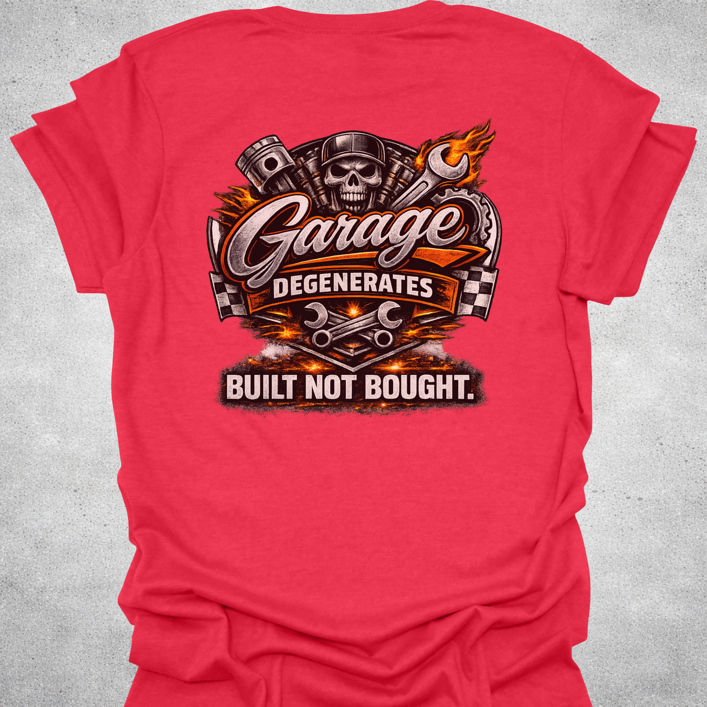 Built Not Bought — Back Print