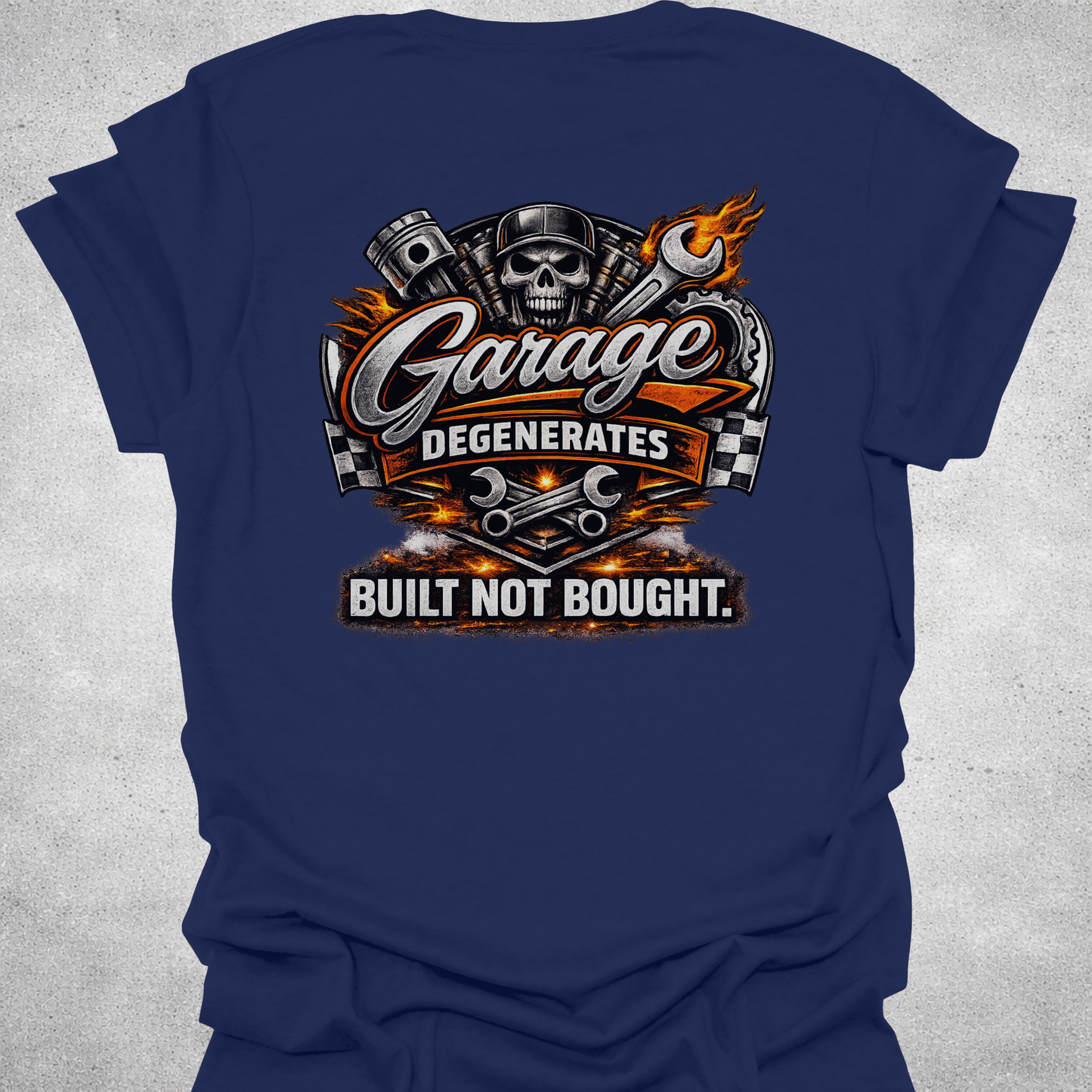 Built Not Bought — Back Print