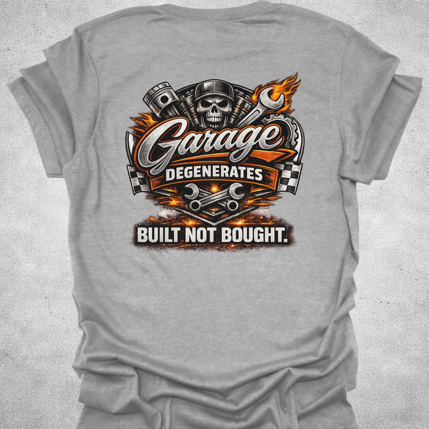 Built Not Bought — Back Print