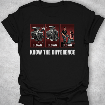 Know The Difference – Automotive Graphic T-Shirt