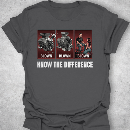 Know The Difference – Automotive Graphic T-Shirt