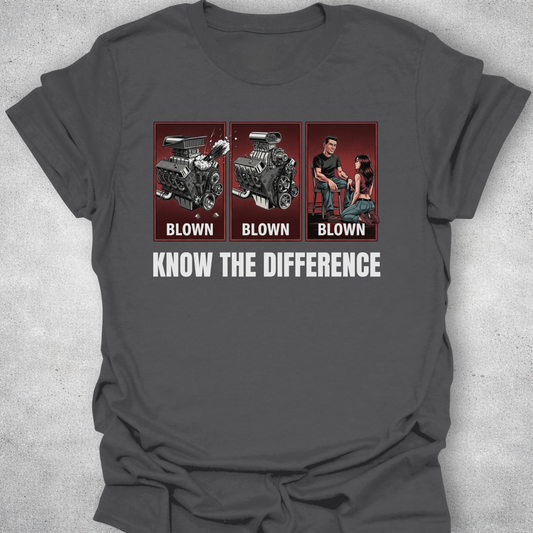 Know The Difference – Automotive Graphic T-Shirt