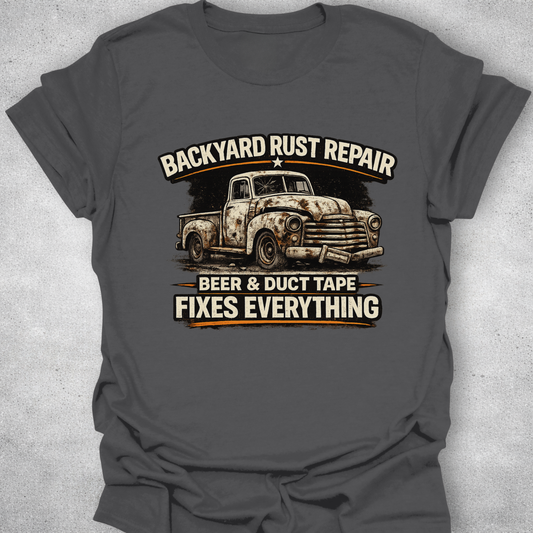 Backyard Rust Repair Funny Mechanic T-Shirt