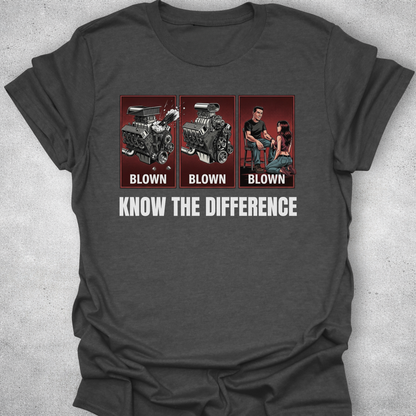 Know The Difference – Automotive Graphic T-Shirt