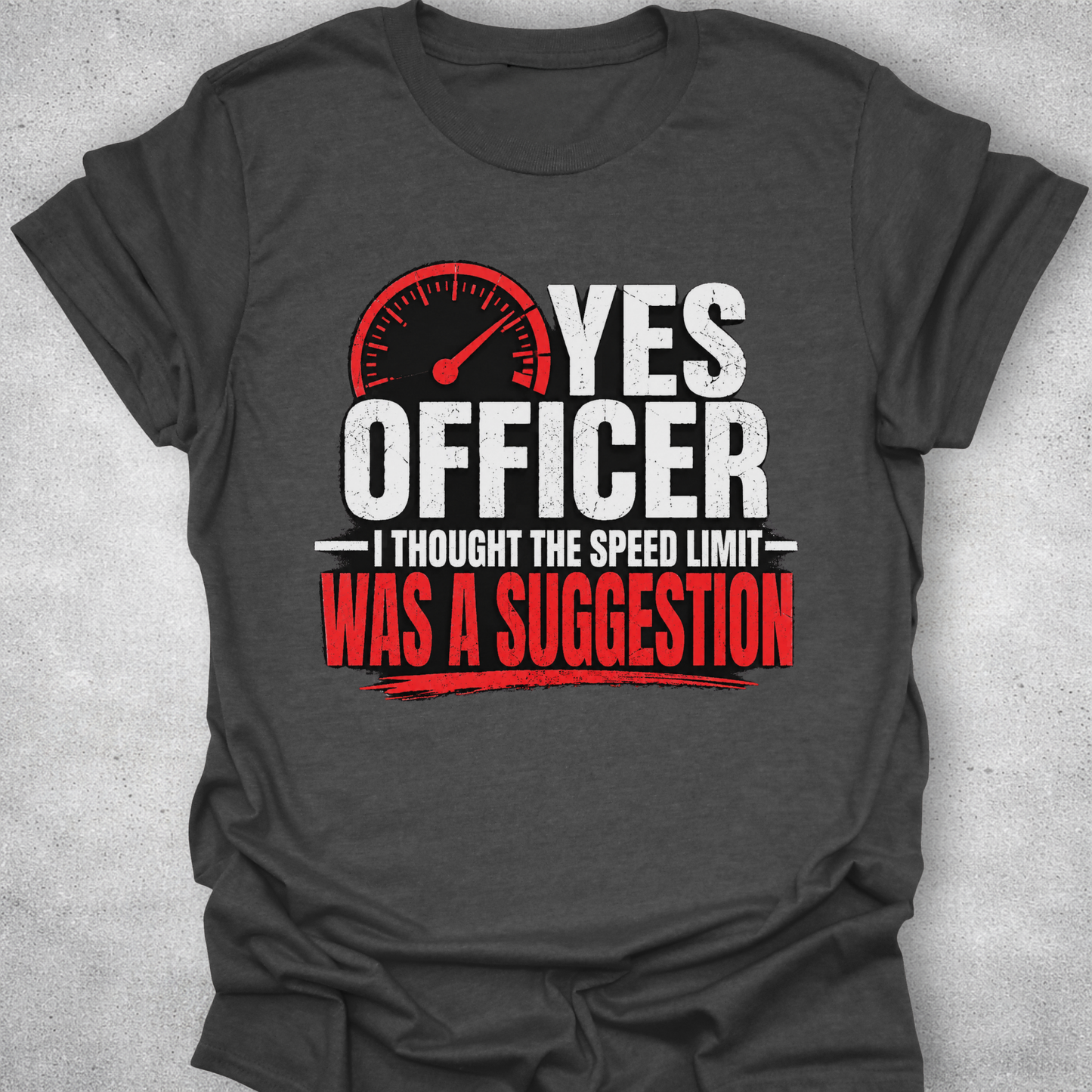 Speed Limit Suggestion Funny Car Shirt