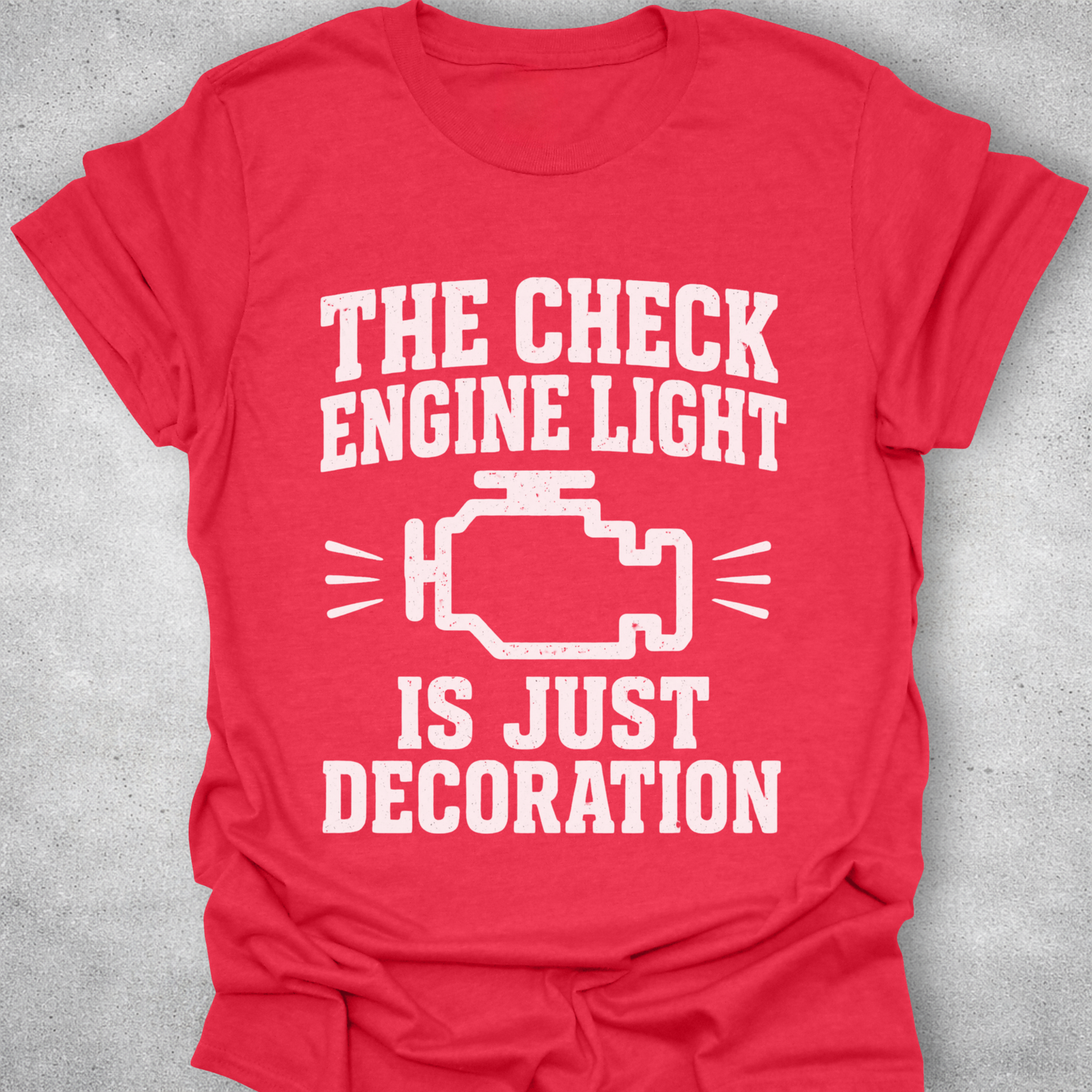 Check Engine Light Decoration Shirt