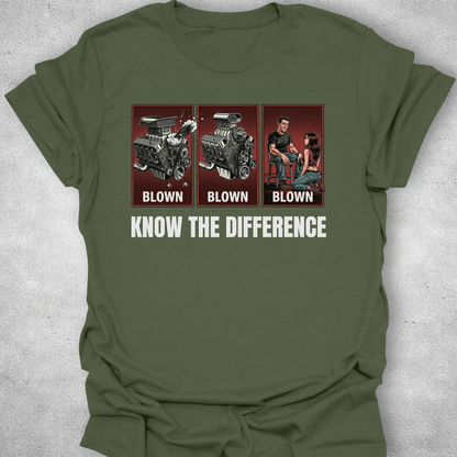Know The Difference – Automotive Graphic T-Shirt