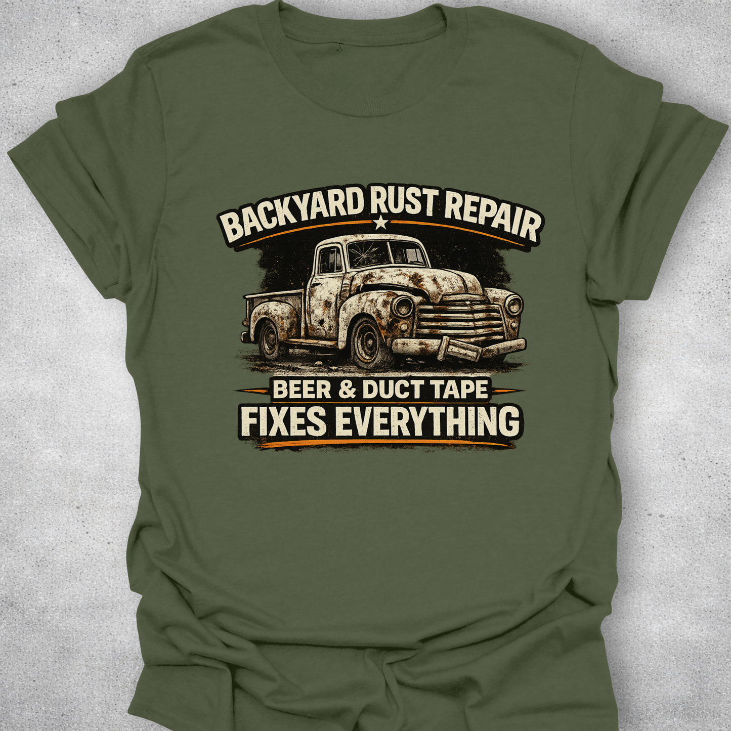 Backyard Rust Repair Funny Mechanic T-Shirt