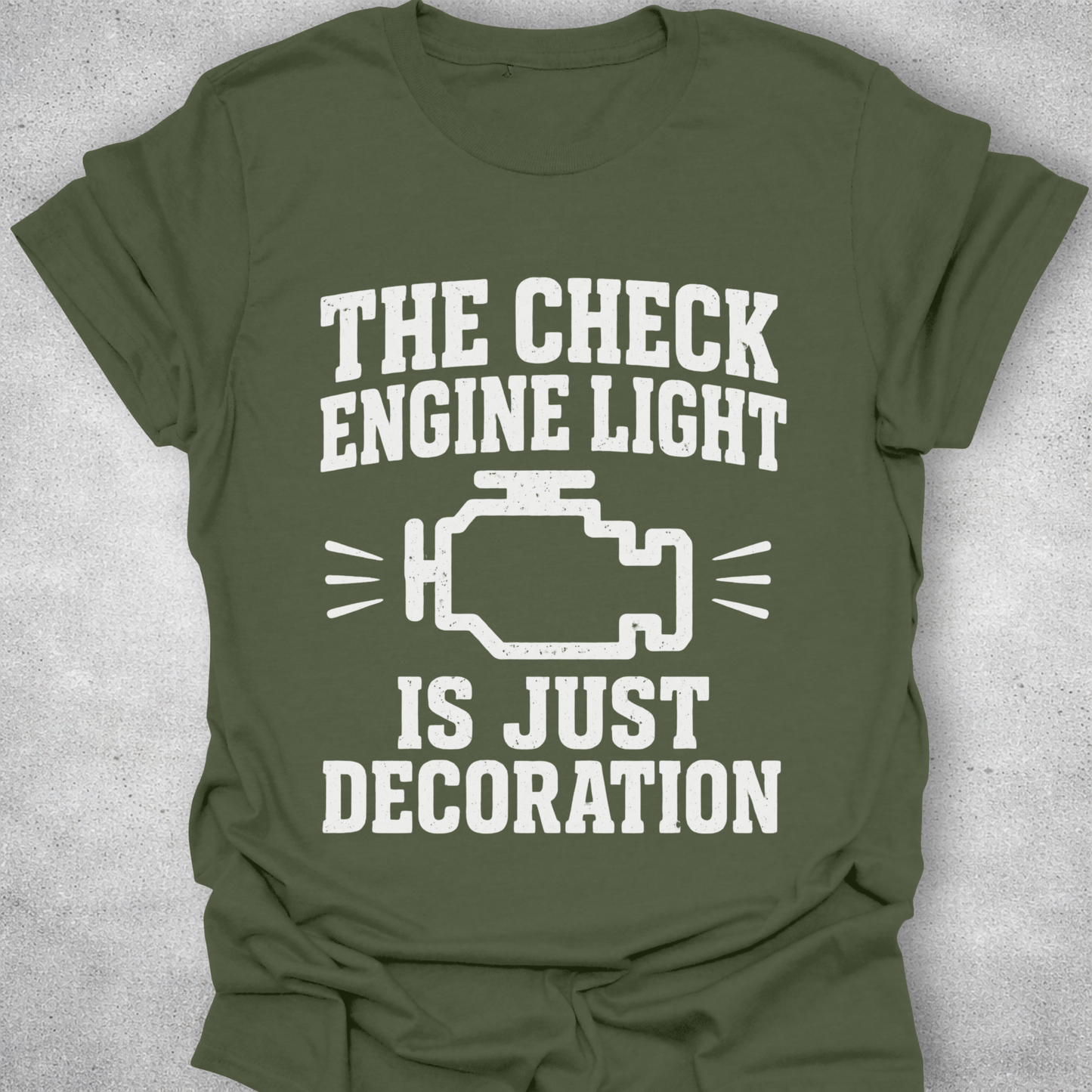 Check Engine Light Decoration Shirt