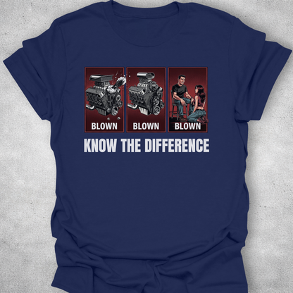Know The Difference – Automotive Graphic T-Shirt