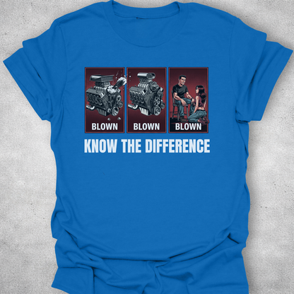 Know The Difference – Automotive Graphic T-Shirt